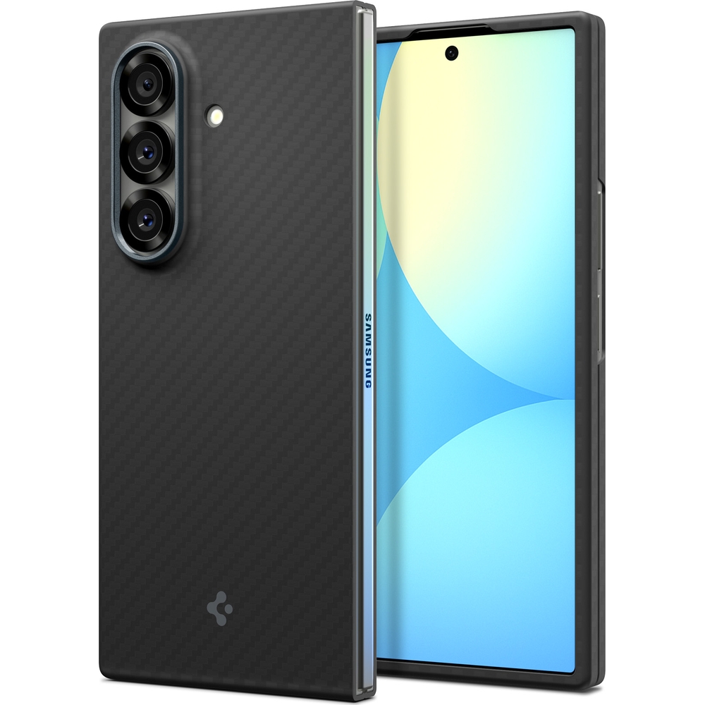 Etui Spigen Air Skin Aramid do Galaxy Z Fold7, czarne